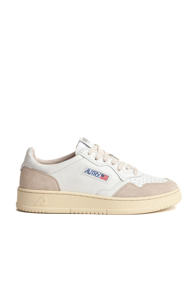 Autry Bimaterial Leather & Suede Sneakers