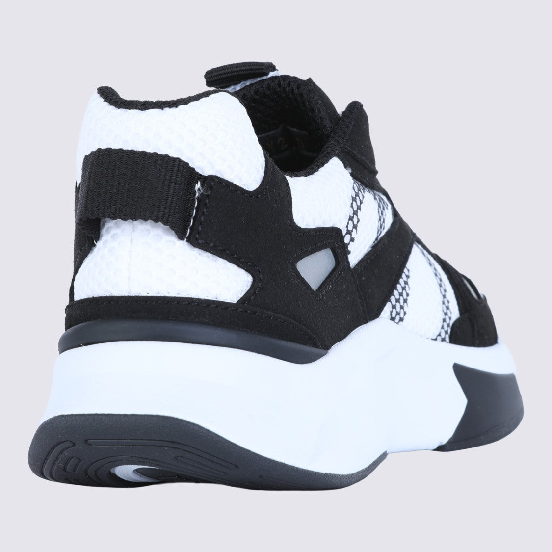 Valentino Garavani White Mesh Suede Demivee Sneakers