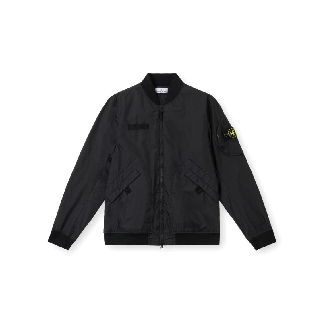 Stone Island Matt Black Bomber Jacket