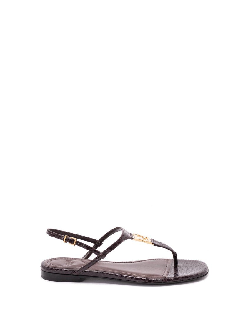 Fendi `Ayers` Thong Sandals
