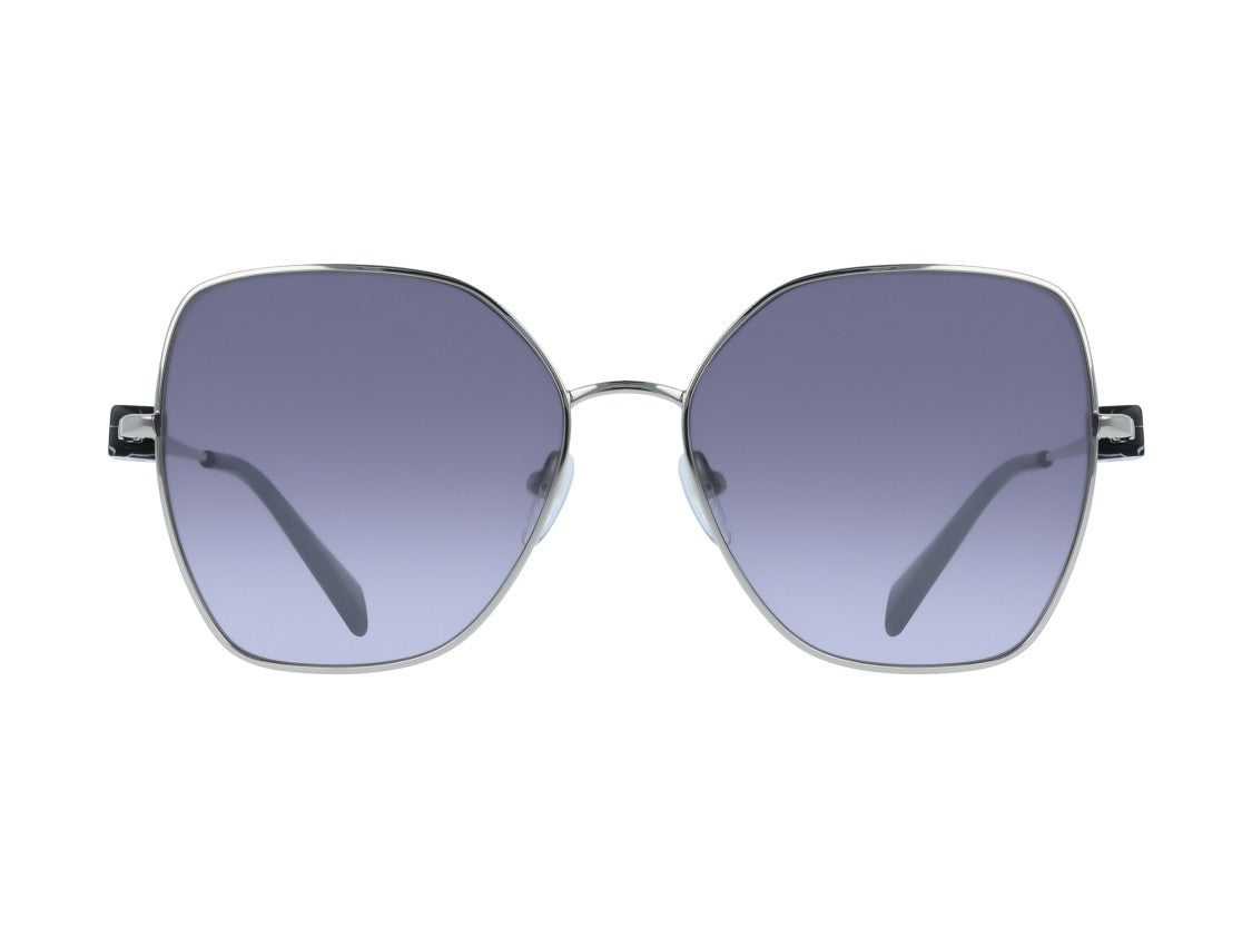 Liu Jo Lj160s Silver Oversized Geometric Sunglasses