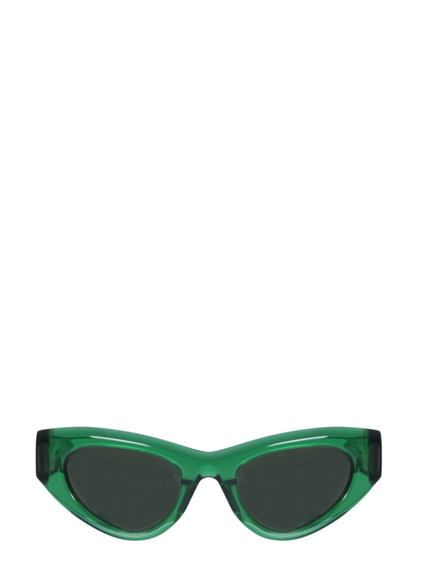 Bottega Veneta Cat-Eye Sunglasses With Bold Acetate Frame