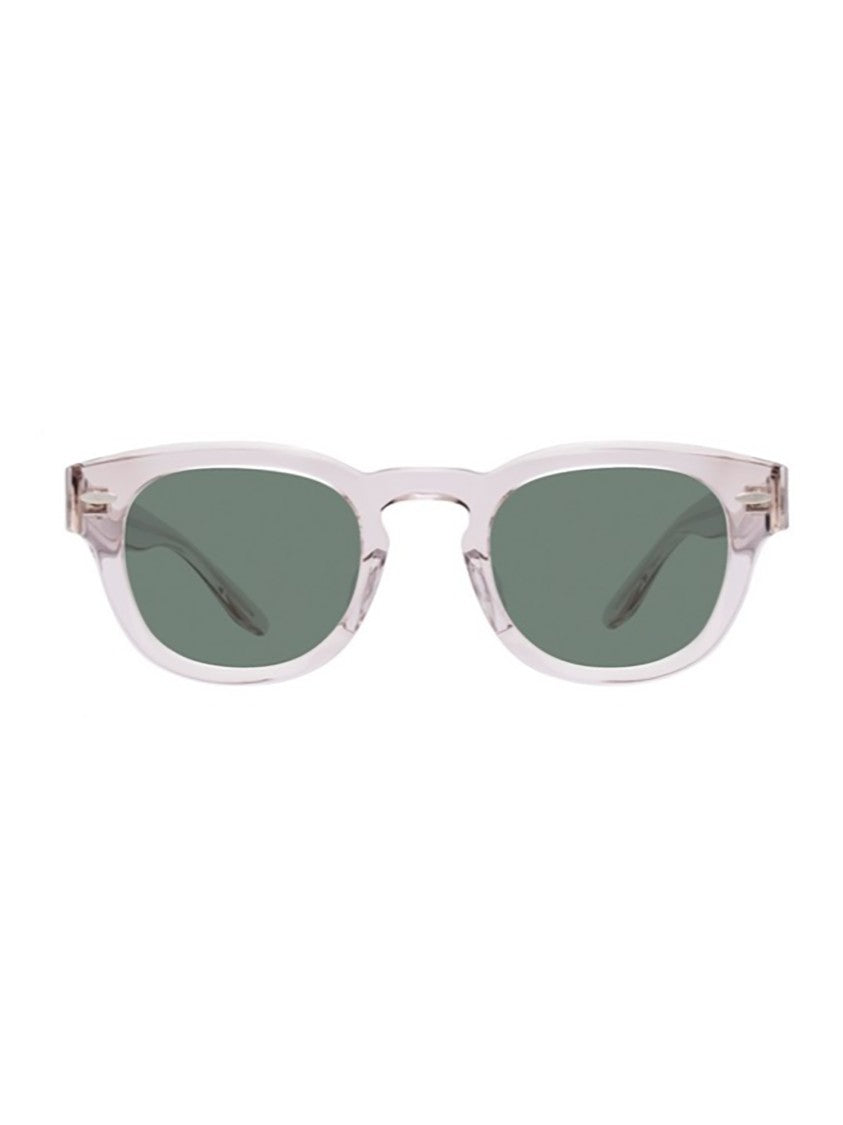 Barton Perreira Demarco Translucent Rectangular Green Sunglasses