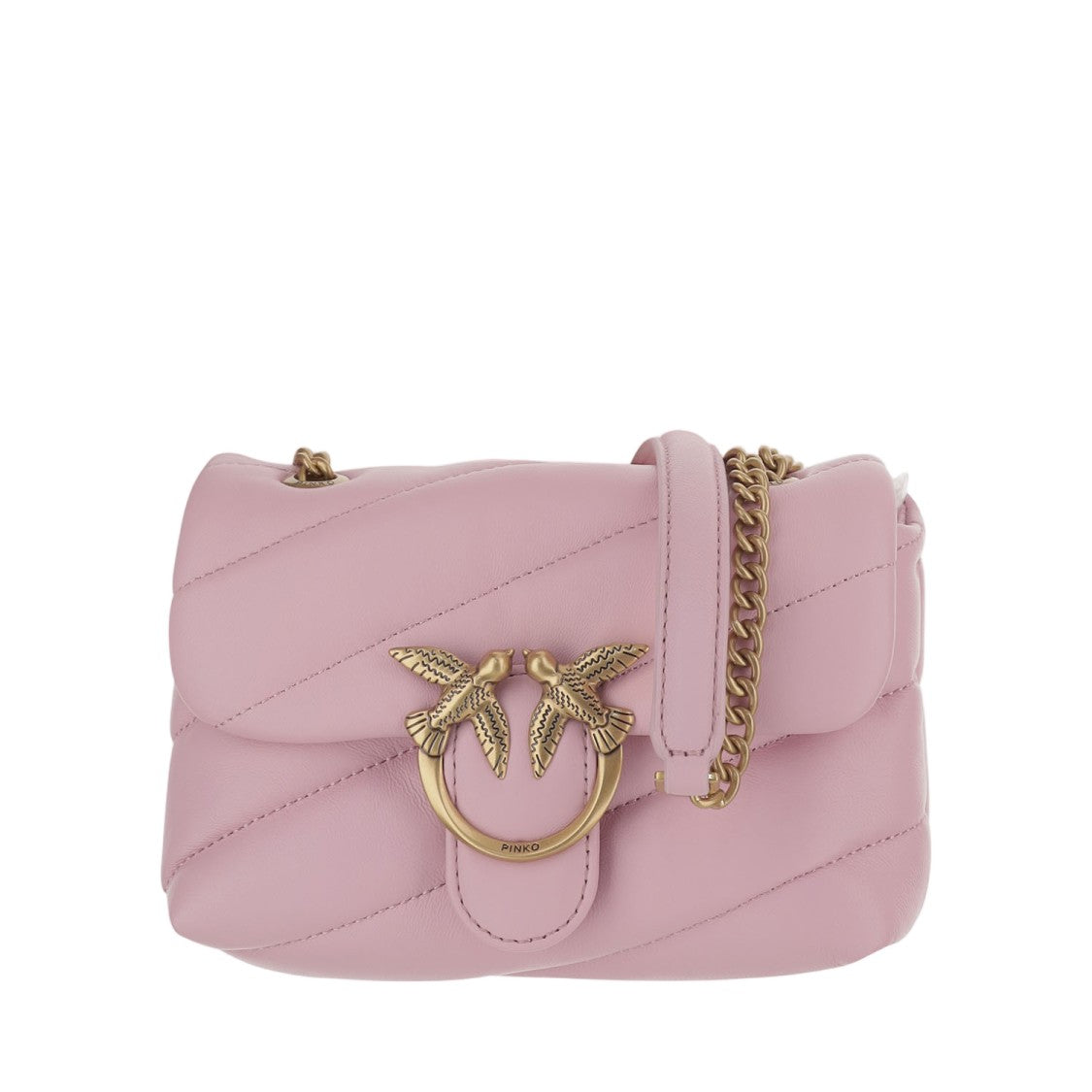 Pinko Quilted Nappa Leather Bag