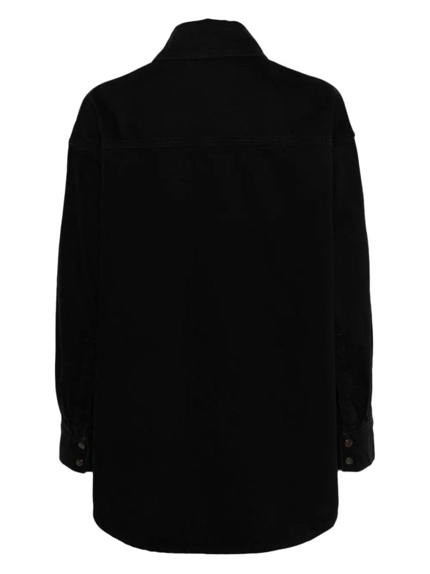 Ksubi Oversized Long Sleeve Shirt With Classic Collar