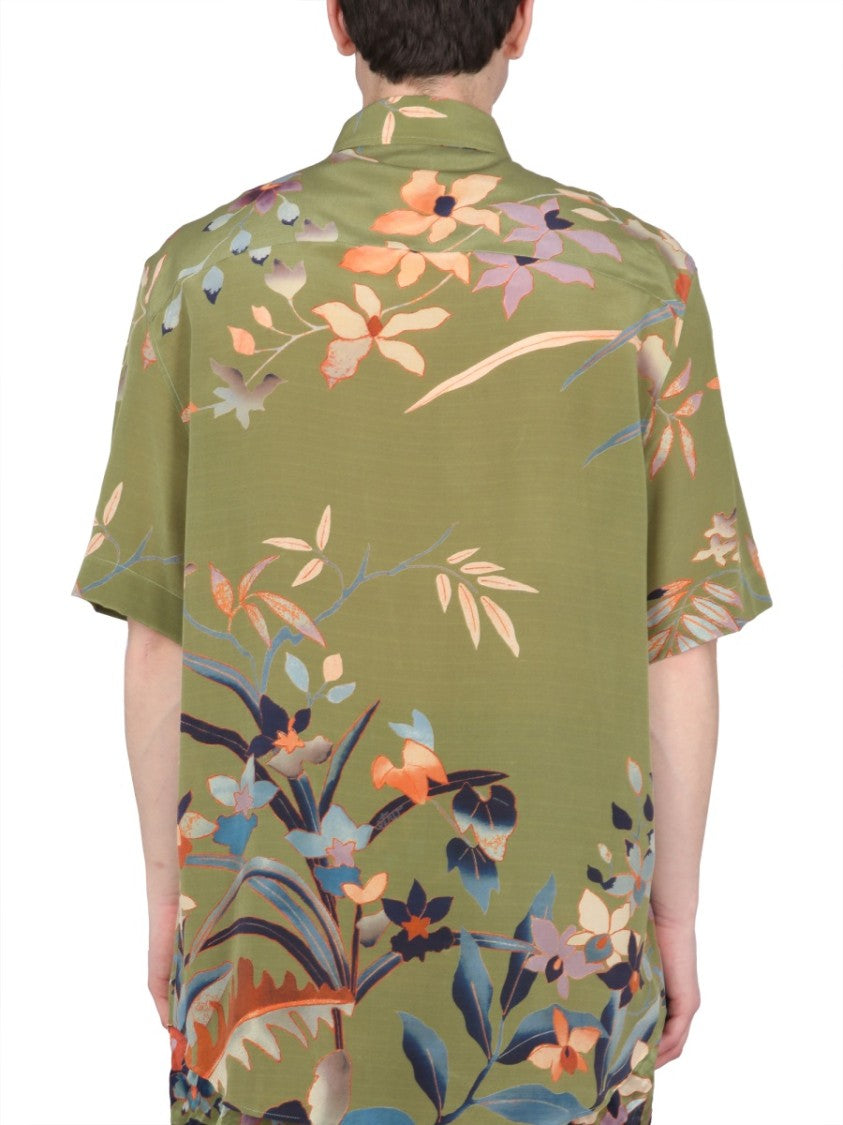 Etro Vibrant Floral Print Shirt