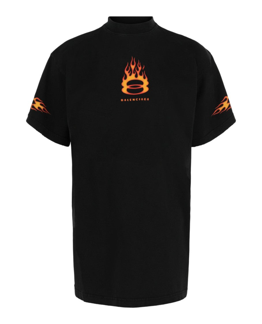 Balenciaga Burning Unity Oversized T-Shirt