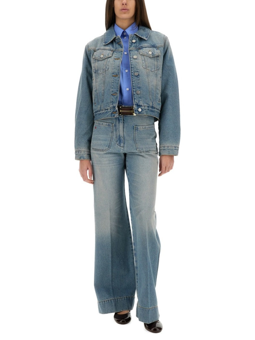 Victoria Beckham Padded Denim Jacket