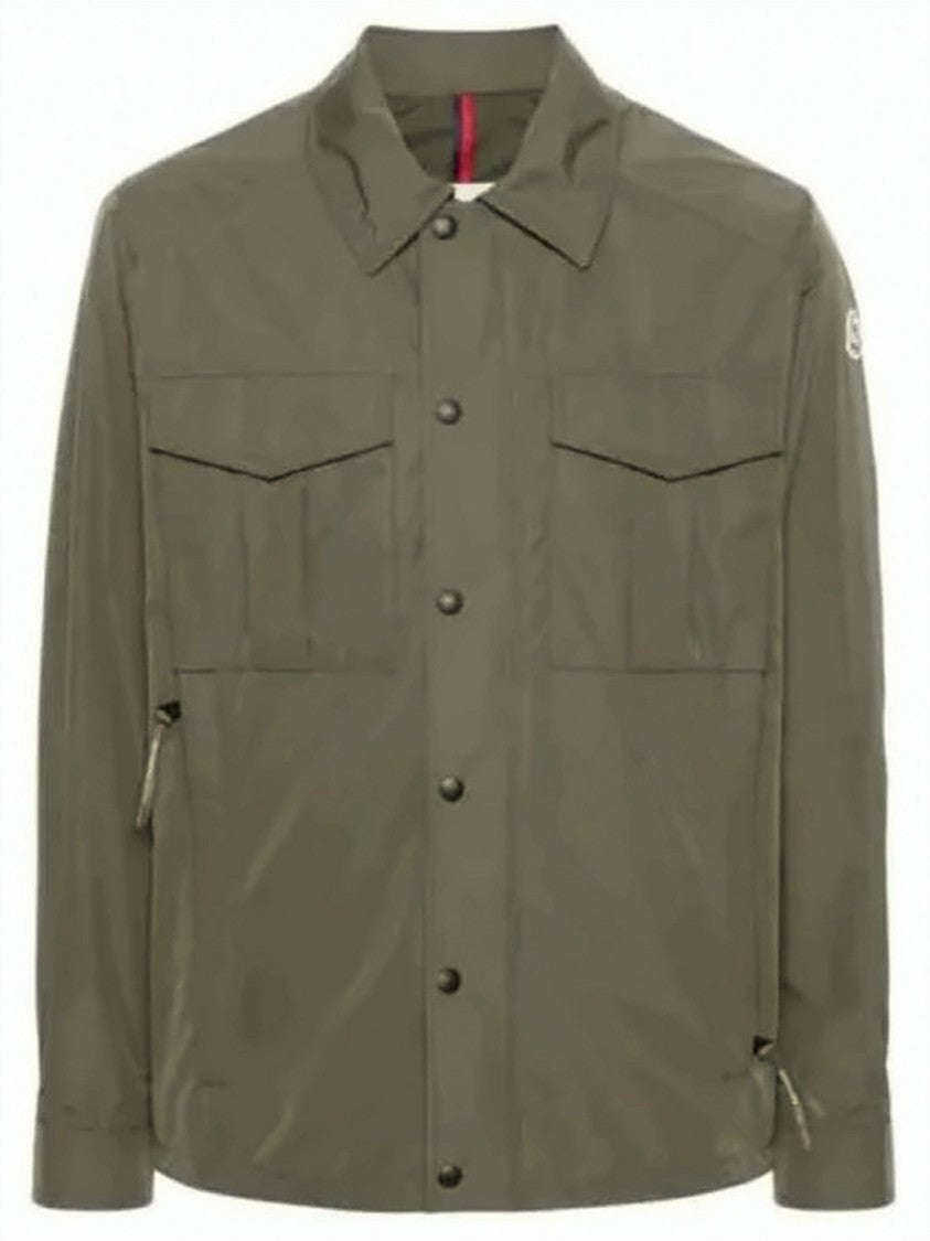 Moncler Structured Brown Polyester Moncler Jacket