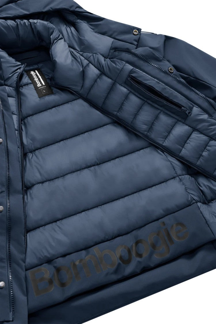 Bomboogie Functional Blue Parka With Primaloft Insulation