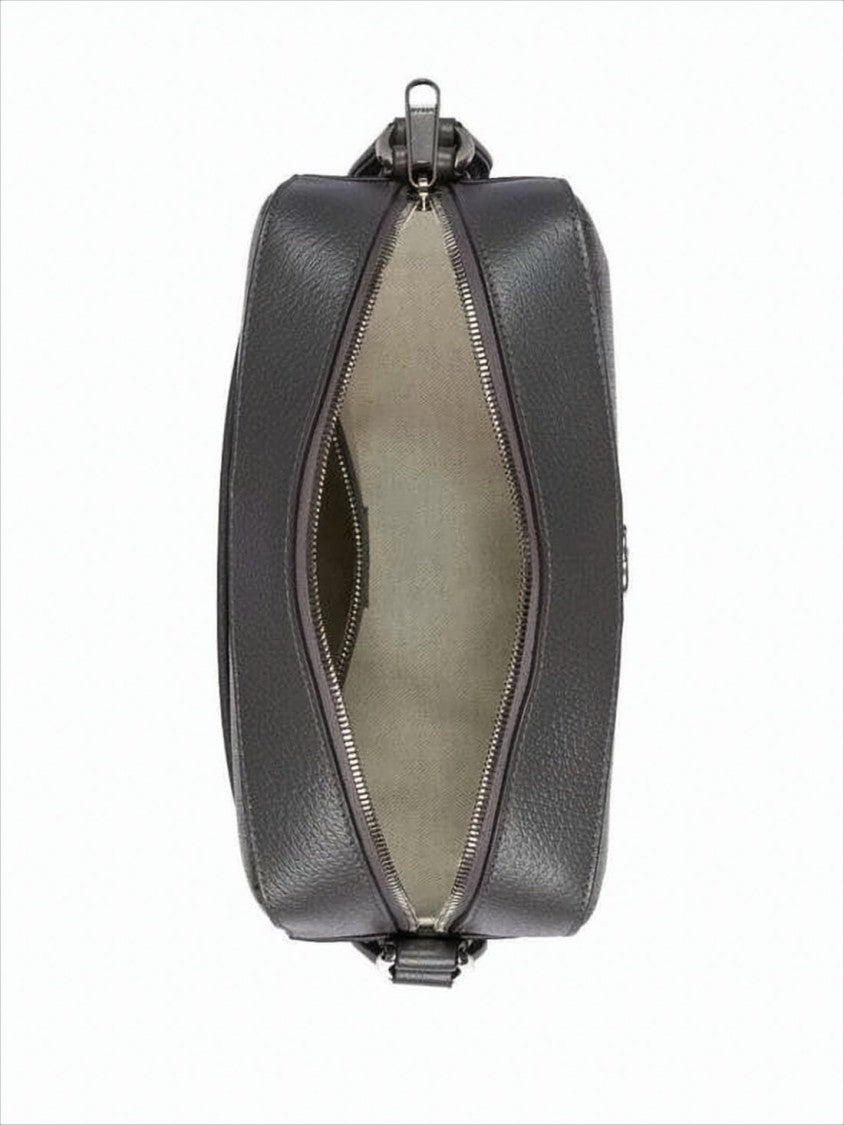 Gucci Rectangular Monogram Canvas Crossbody Bag