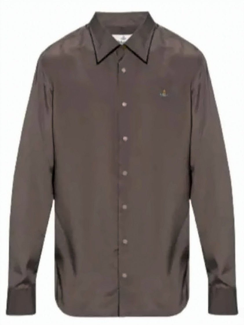 Vivienne Westwood Long-Sleeved Shirt With Classic Collar And Minimalist Design