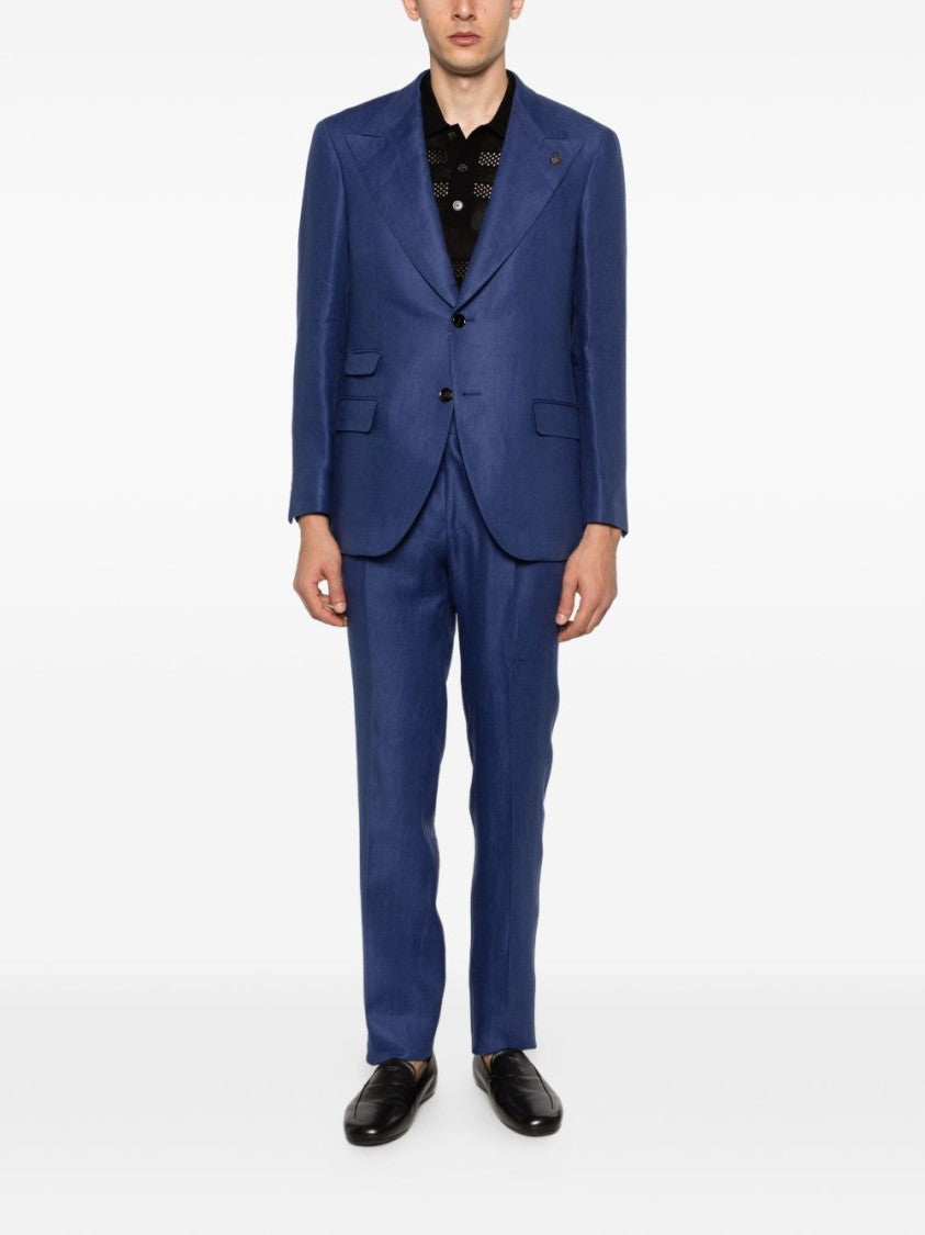 Gabriele Pasini Structured Blazer Flap Pockets Suit