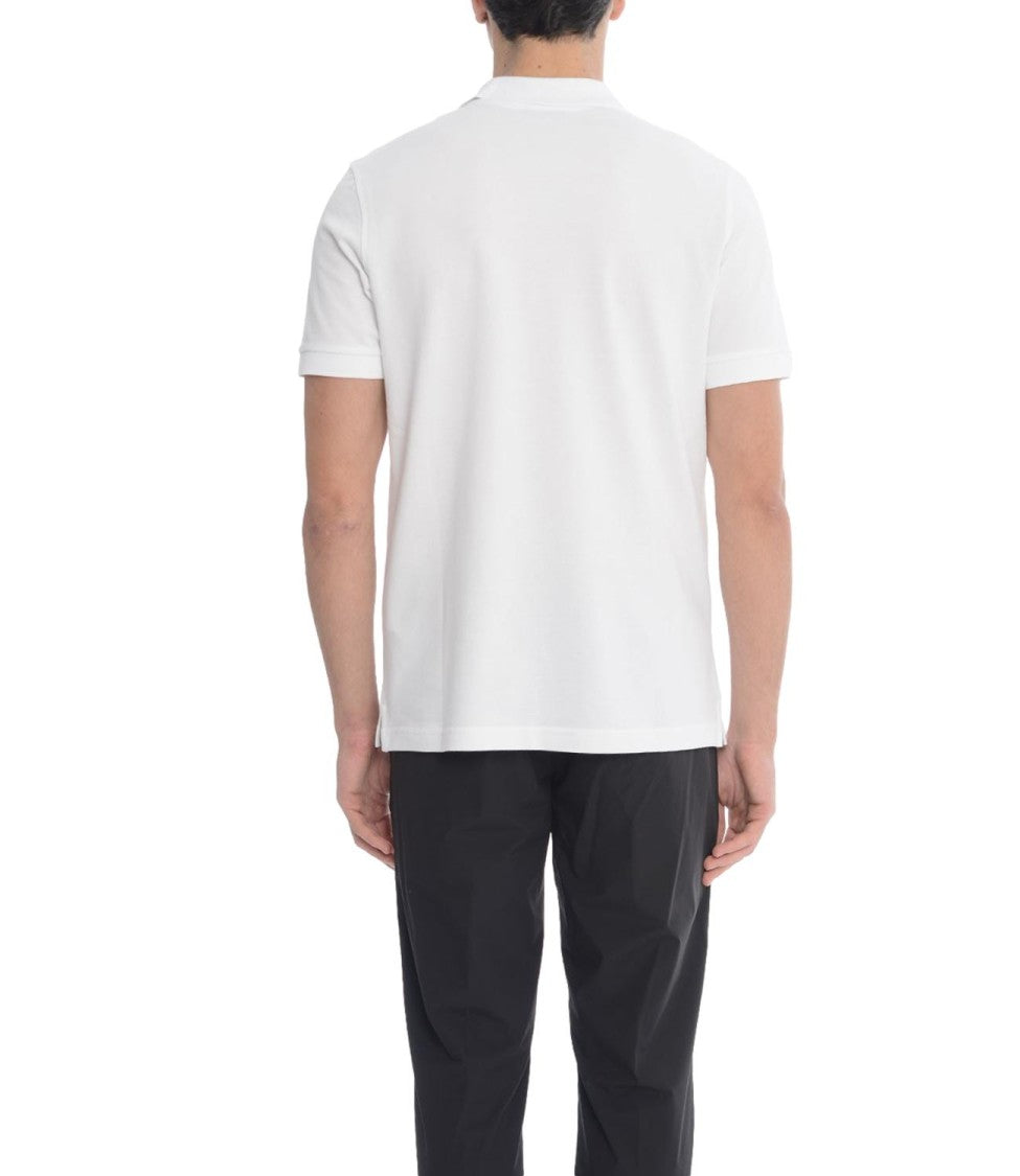 Fay Piqué Stretch Polo Shirt
