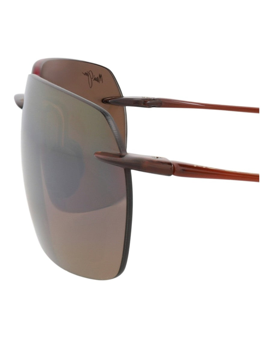 Maui Jim Square-Frame Injection Sunglasses