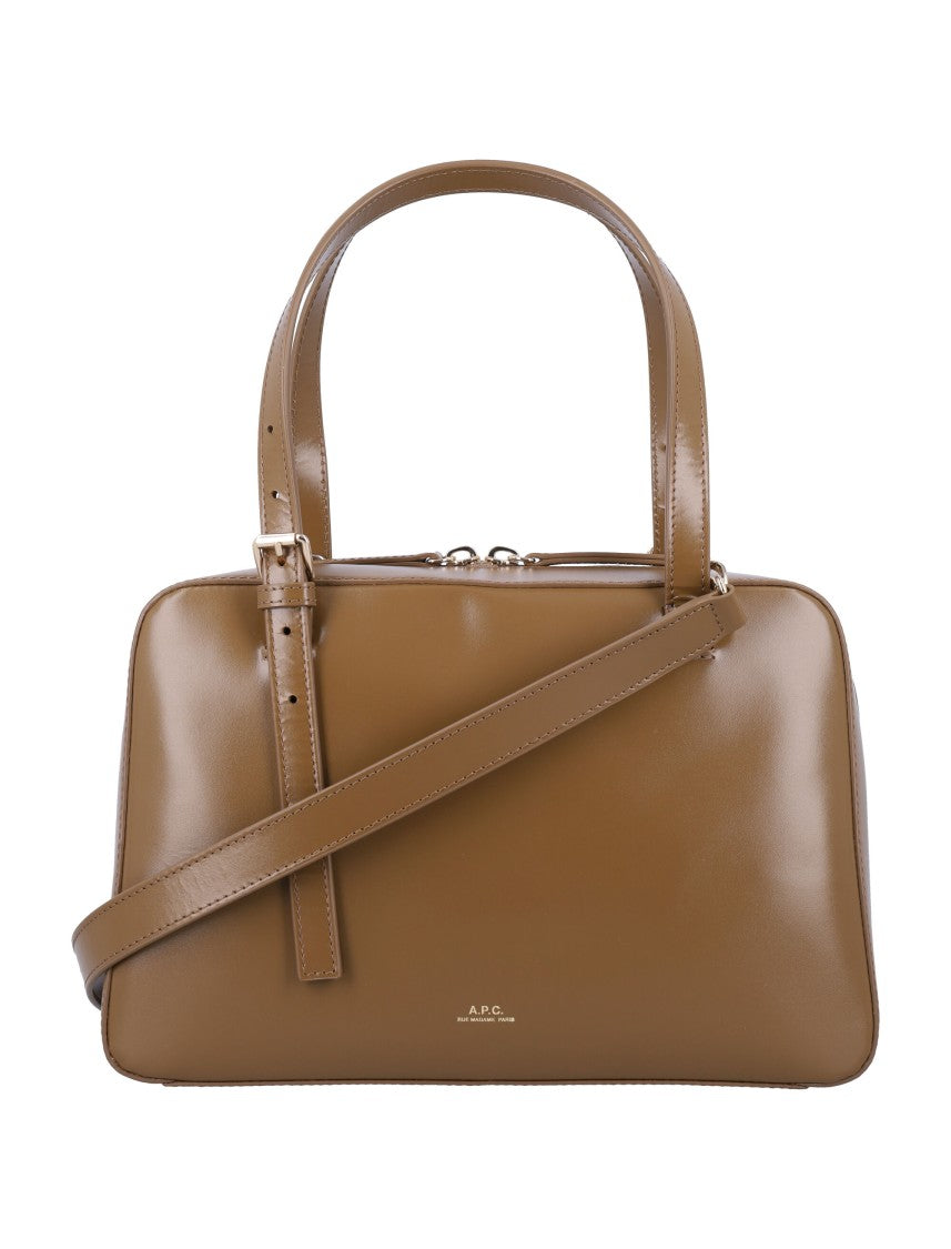 A.P.C. Leather Virginie Box Bag