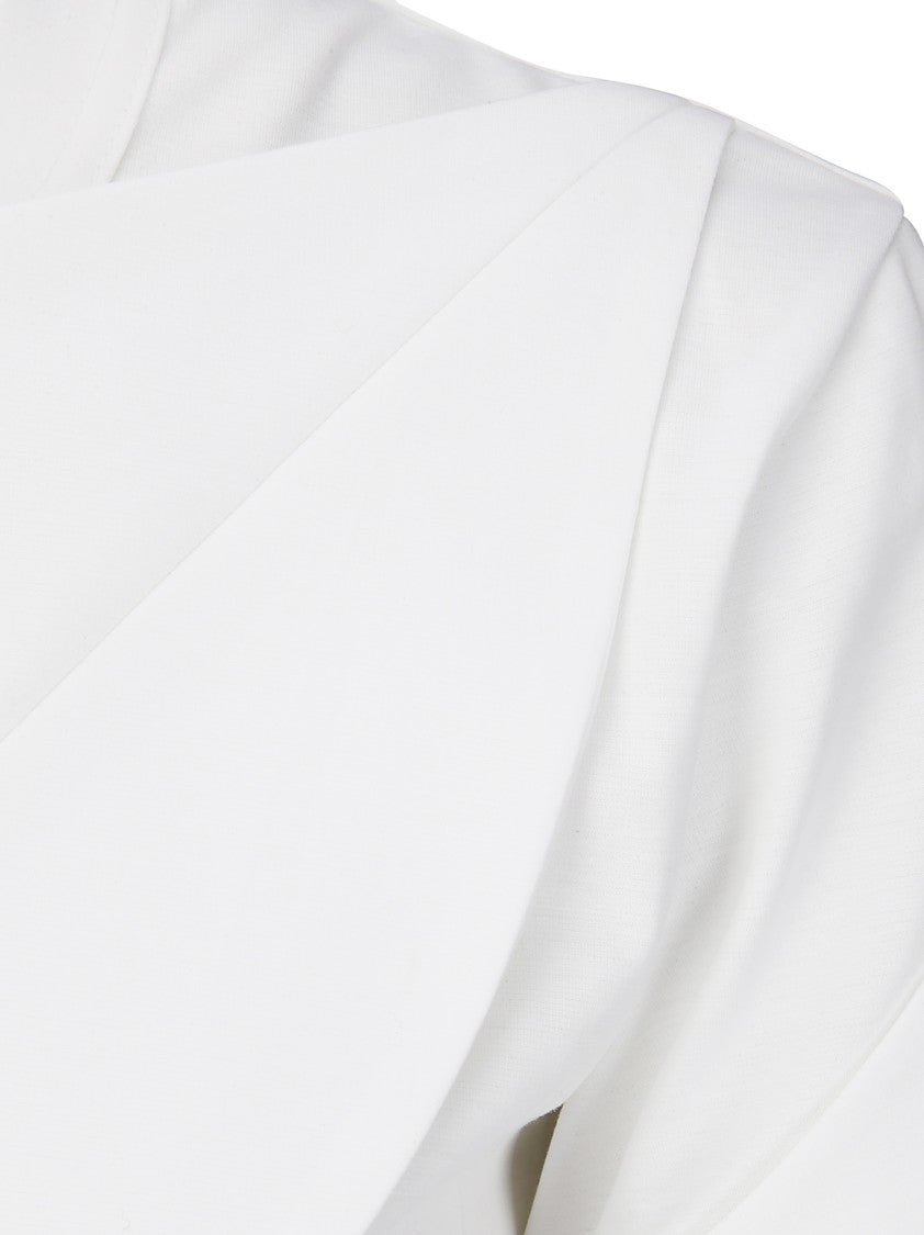 Comme Des Garçons Short-Sleeved Cotton T-Shirt With Layered Inserts