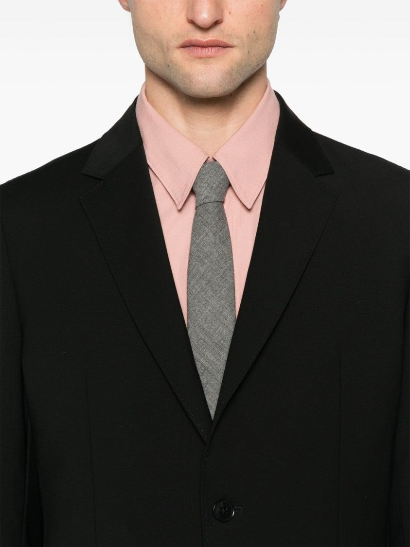 Ermenegildo Zegna Tailored Black Suit With Concealed Fastening