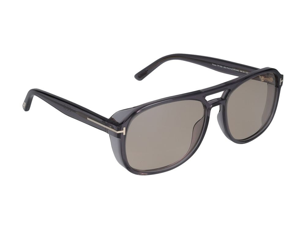 Tom Ford Oversized Square Frame Sunglasses With Double-Bar Bridge