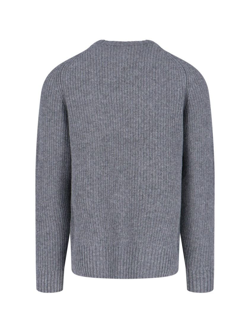 Closed Classic Grey Sweater With Design