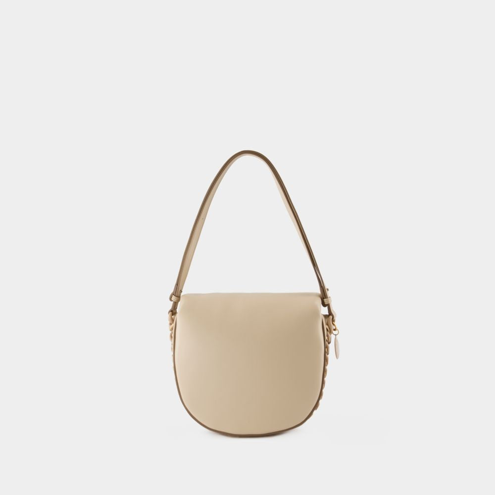 Stella Mccartney M Flap Puffy Alter Mat Bag  - Vegan Leather - Beige