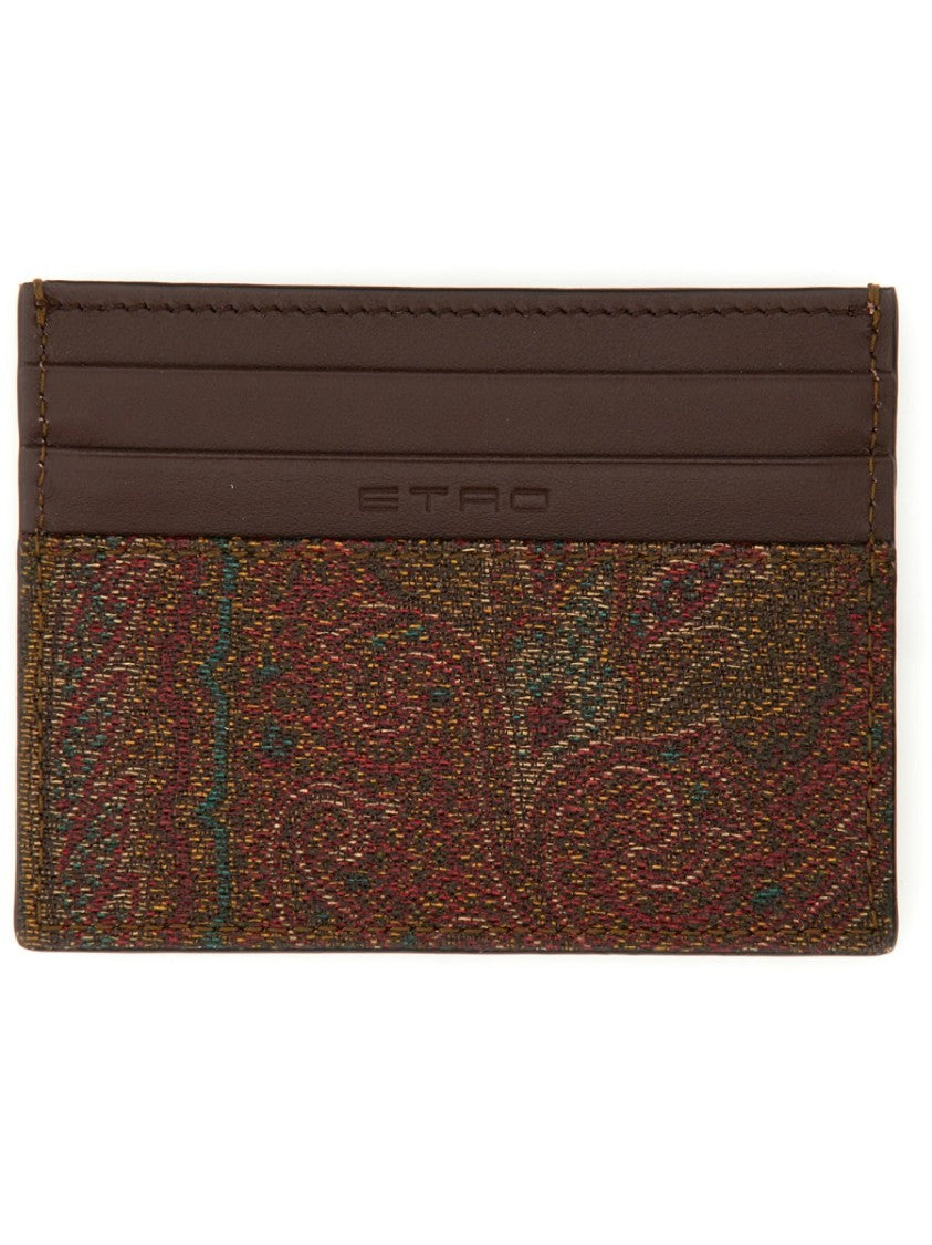 Etro Paisley Print Card Holder