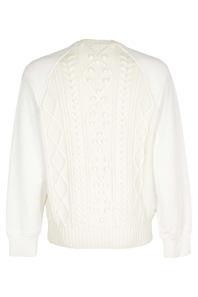Neil Barrett Cable Knit Hybrid Raglan