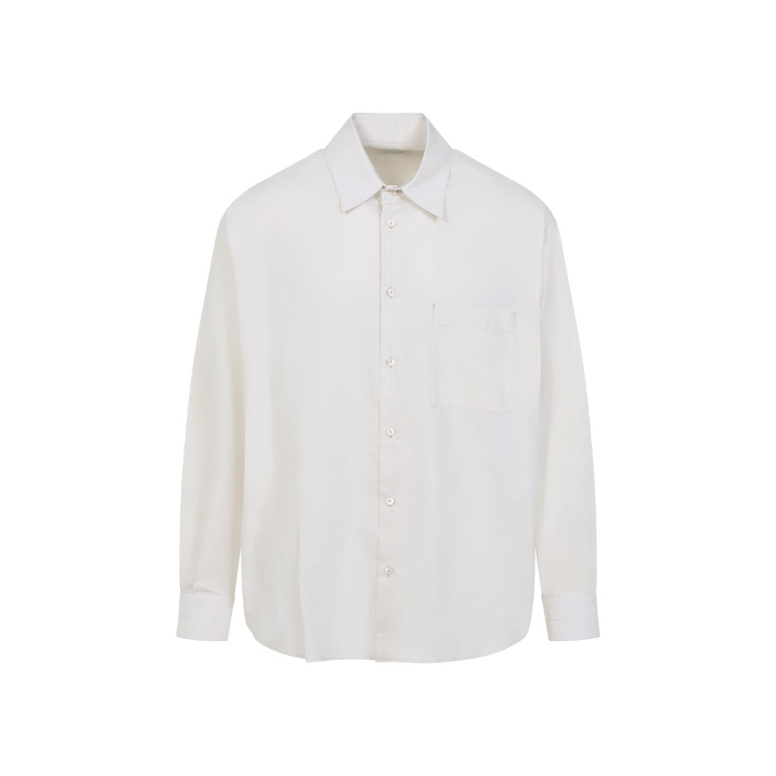 Lemaire Light Cream Cotton Regular Shirt