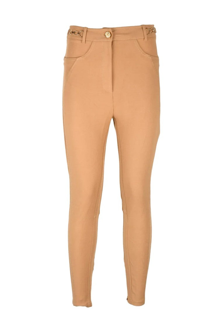 Elisabetta Franchi Riding Trousers - Caramel