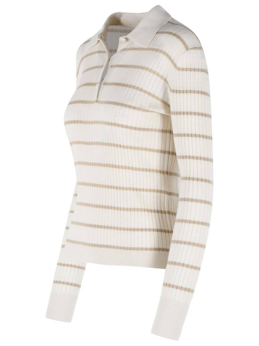 Max Mara 'Gitano' Ivory Cashmere And Silk Sweater