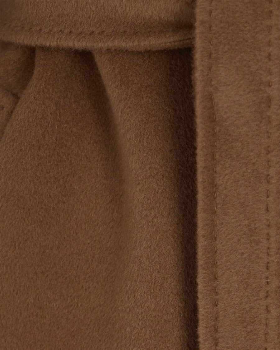Max Mara Camel Long Wool And Alpaca Coat