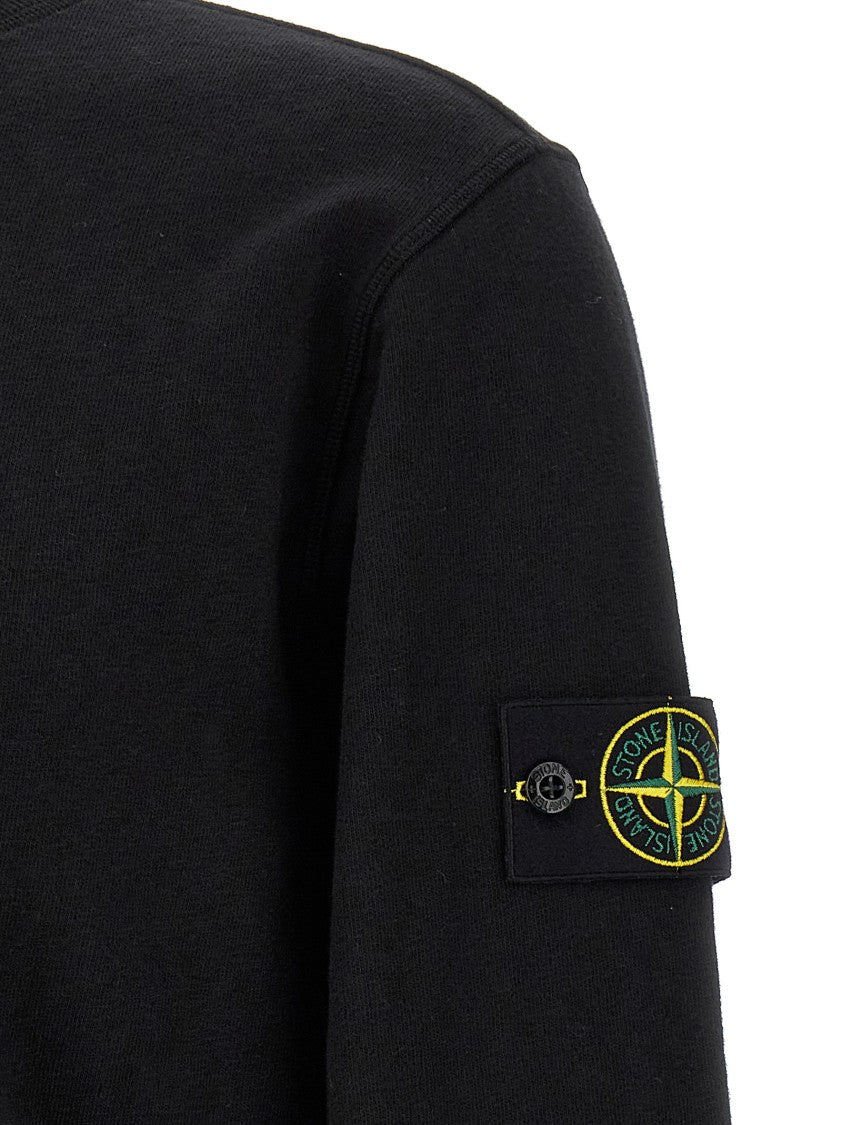 Stone Island Logo Badge Sweatshirt
