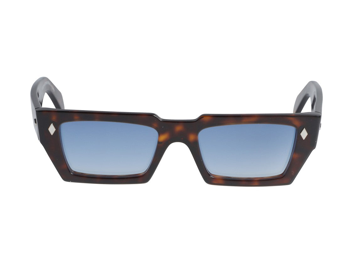 Kador Disko Gradient Tortoiseshell Oversized Square Sunglasses