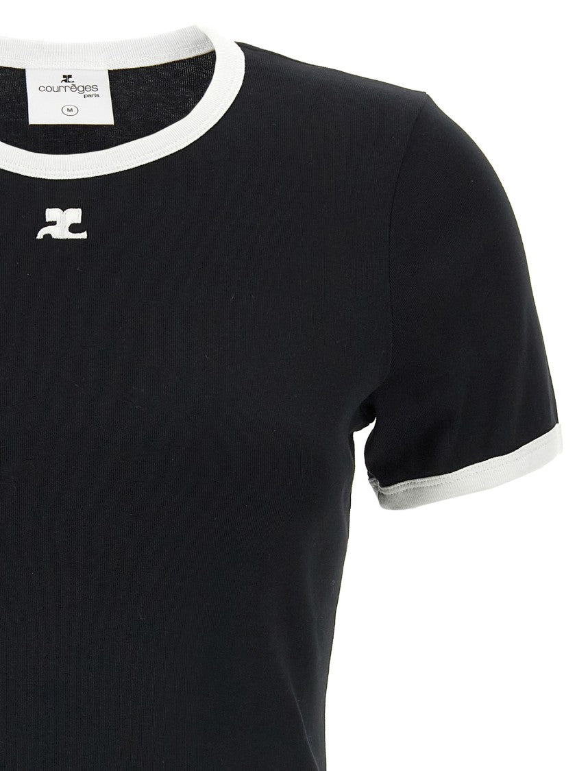 Courrèges Signature Contrast' T-Shirt