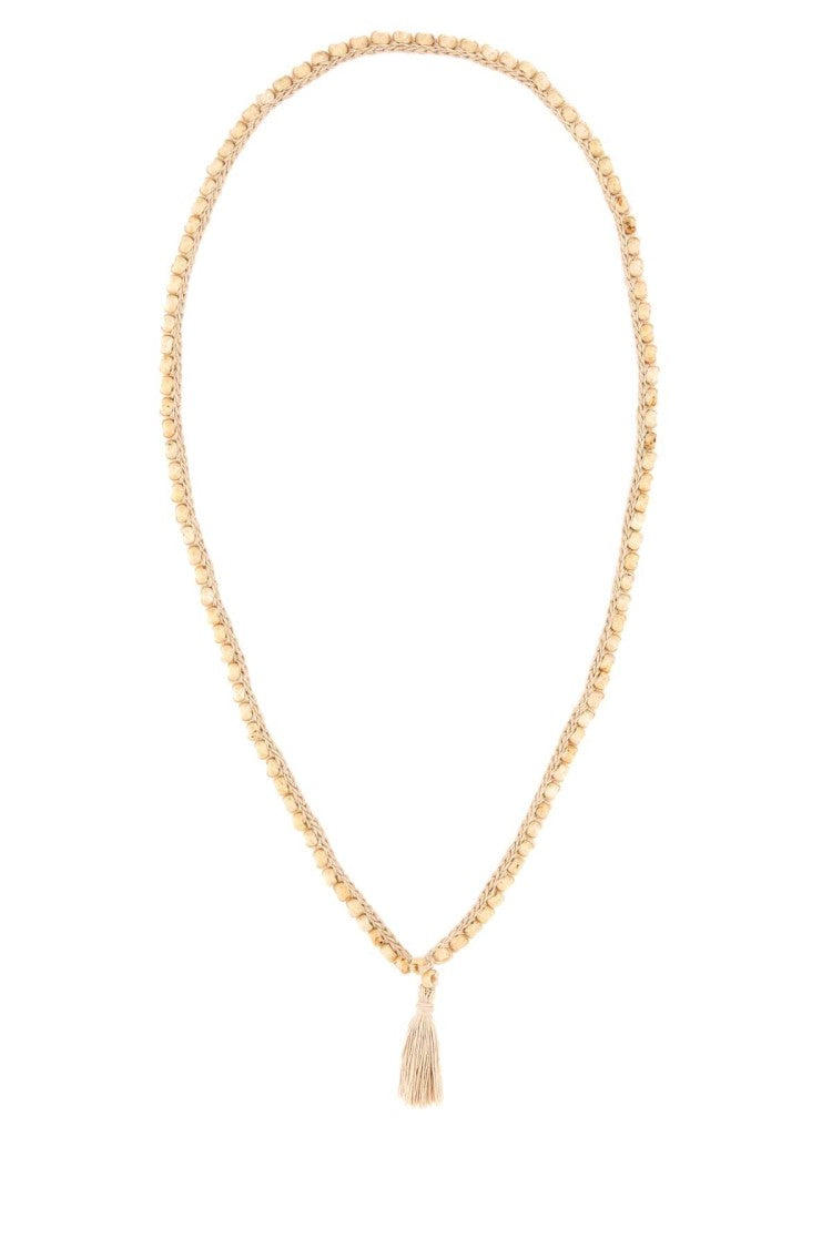 Alanui Embellished Crochet Necklace