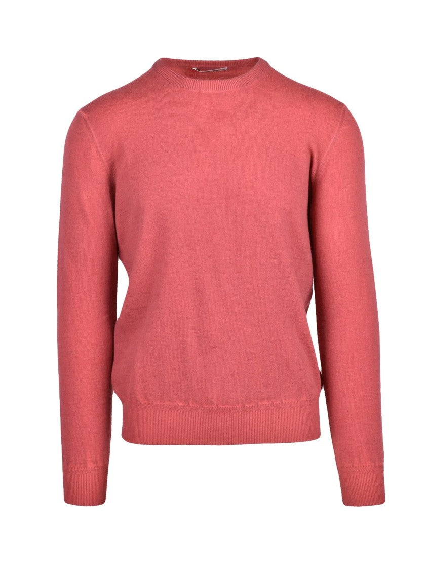 Kangra Kangra Crew Neck Pullover In Extrafine Merino Wool