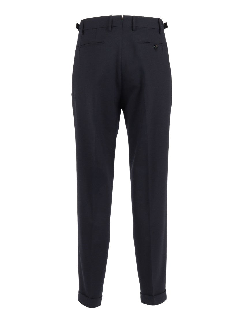 Berwich Classic Tailored Trousers With Straight Leg Design