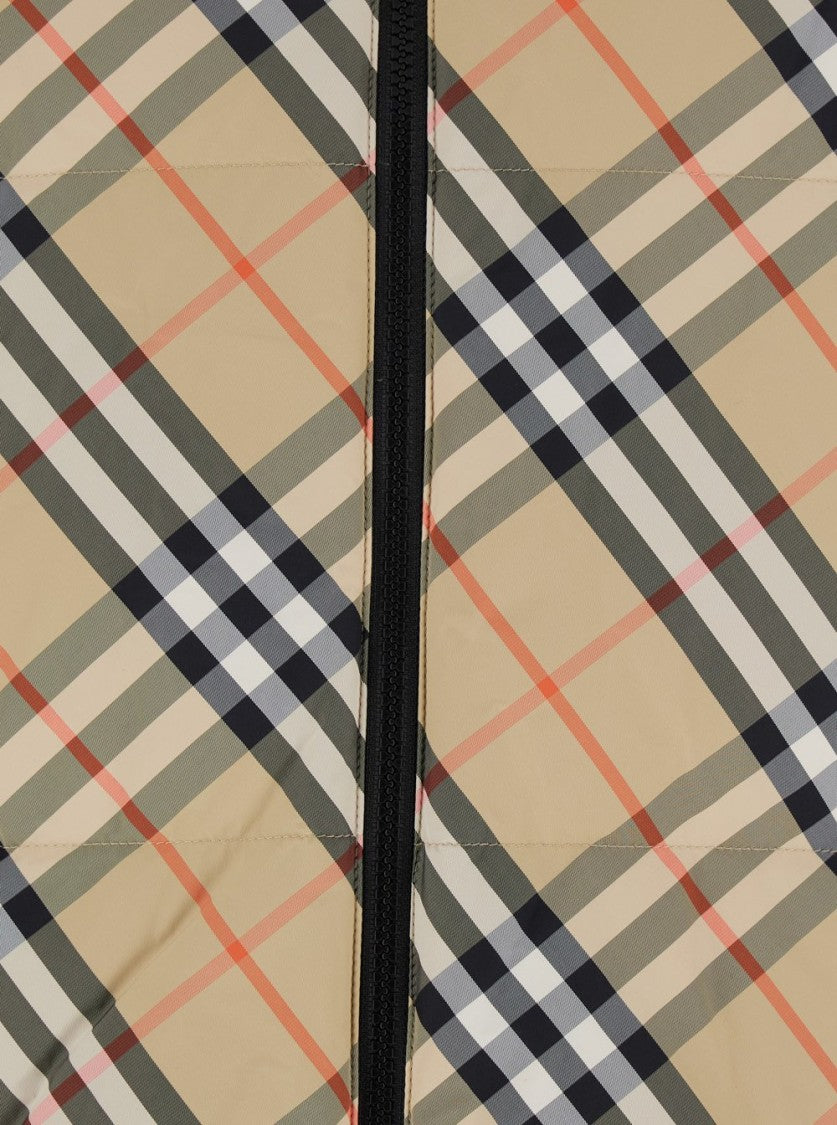 Burberry Quilted Check Pattern Jacket
