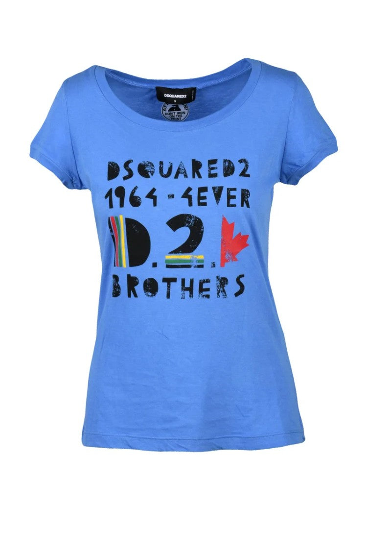 Dsquared2 Cotton T-Shirt - Blue