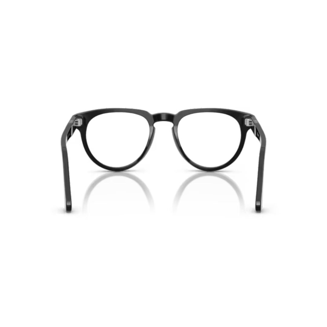 Persol 0Po3377v Classic Round Acetate Sunglasses With Silver Arrow Detail