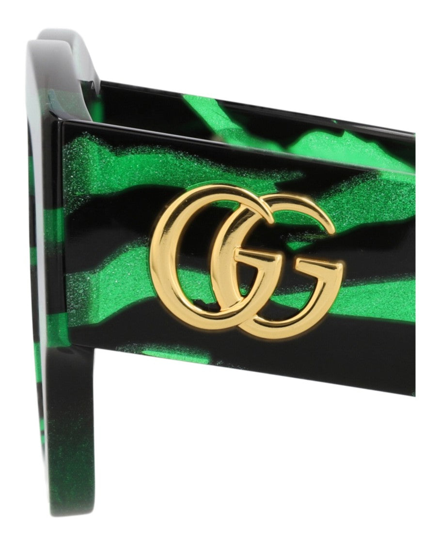Gucci Square-Frame Recycled Acetate Sunglasses