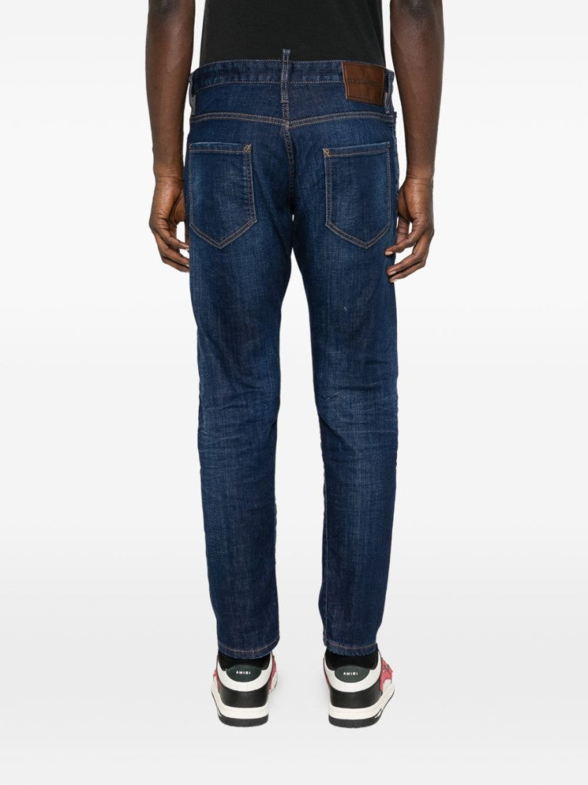 Dsquared2 Blue Classic Five-Pocket Denim Jeans