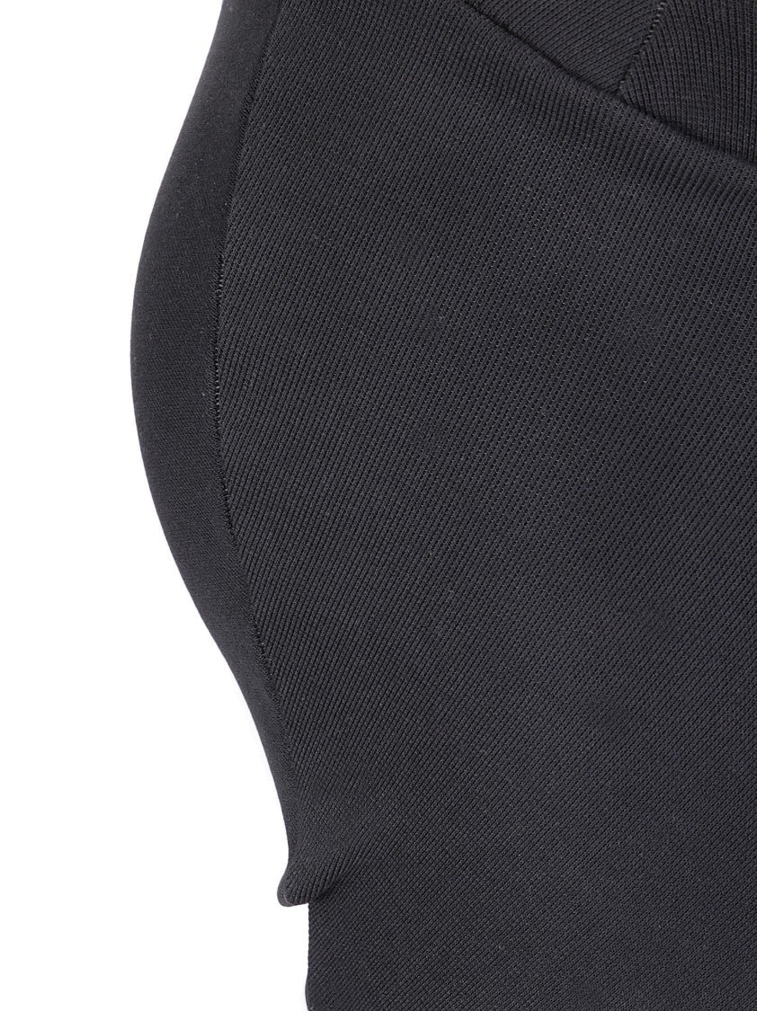 Evropa X Boysloft Ribbed High-Waist Leggings With Flared Hem