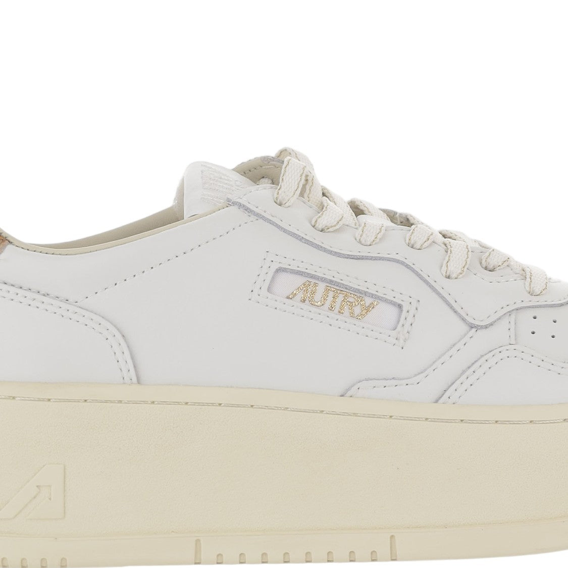 Autry Medalist Platform Sneakers With Animal-Print Heel Tab