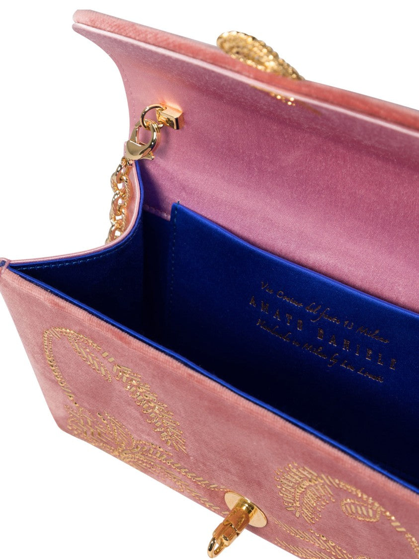 Amato Daniele Ornate Satin Crossbody Bag