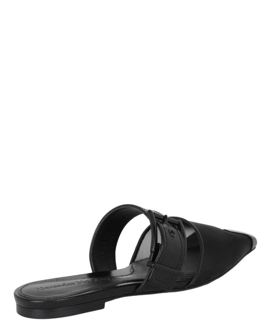 Alexander Mcqueen Mesh Punk Mules
