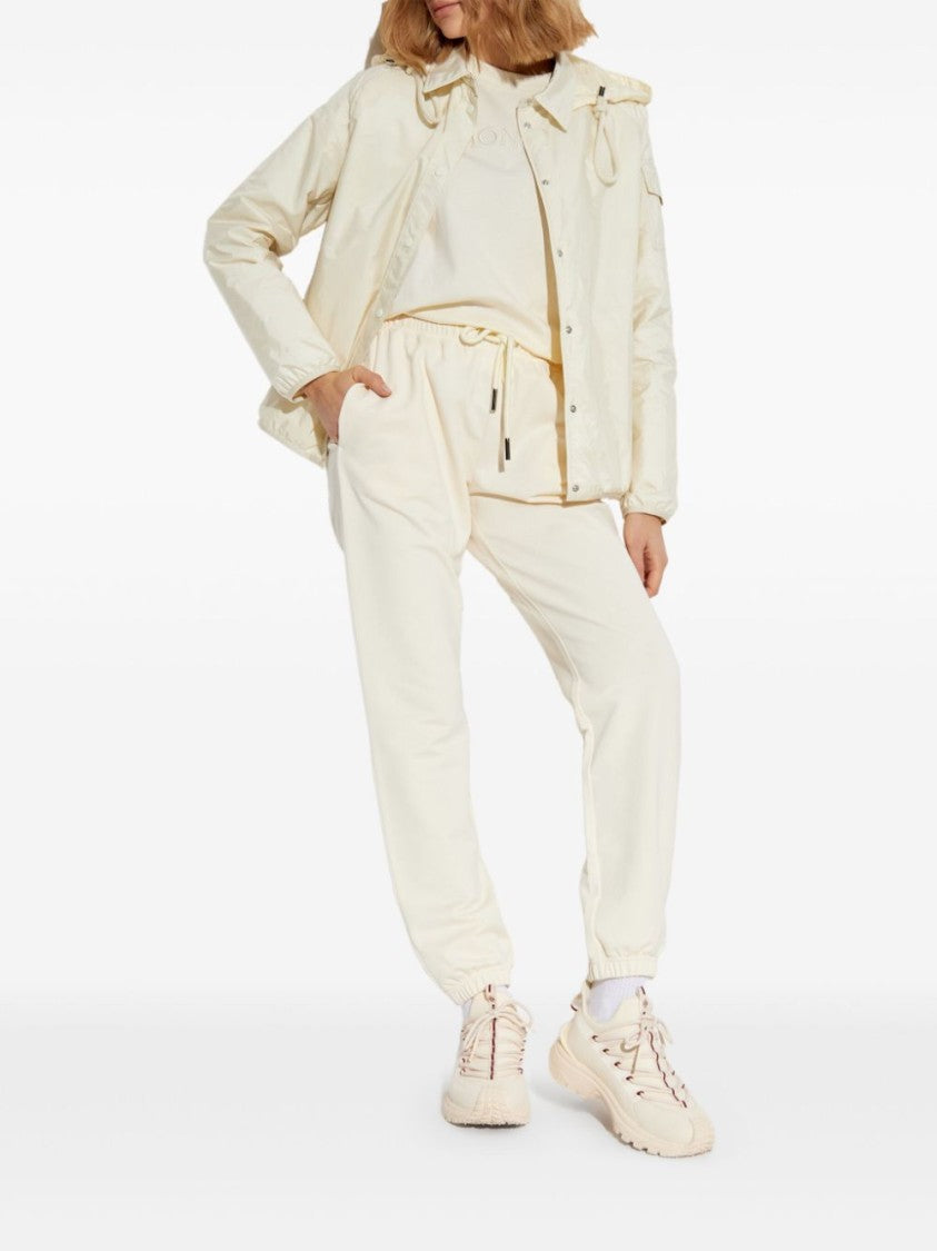 Moncler Natural Cotton Trousers