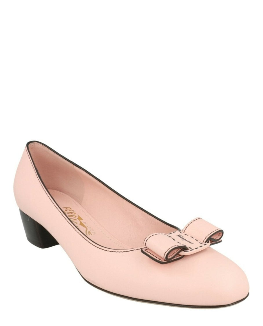 Ferragamo Vara Stitch Pumps  - Narrow Width
