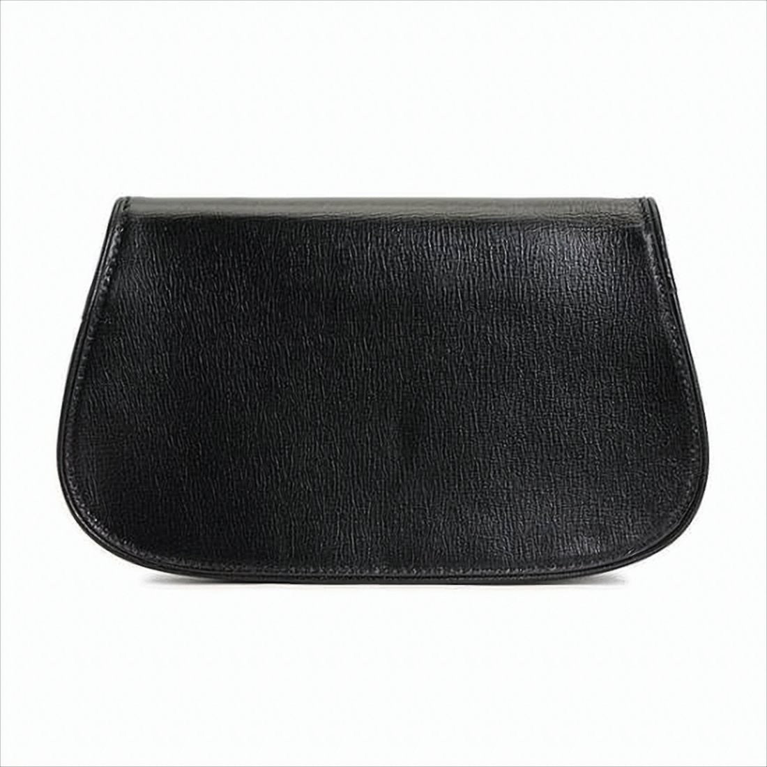 Tory Burch Smooth Leather Shoulder Bag With Curved Silhouette And Gold-Tone Chain