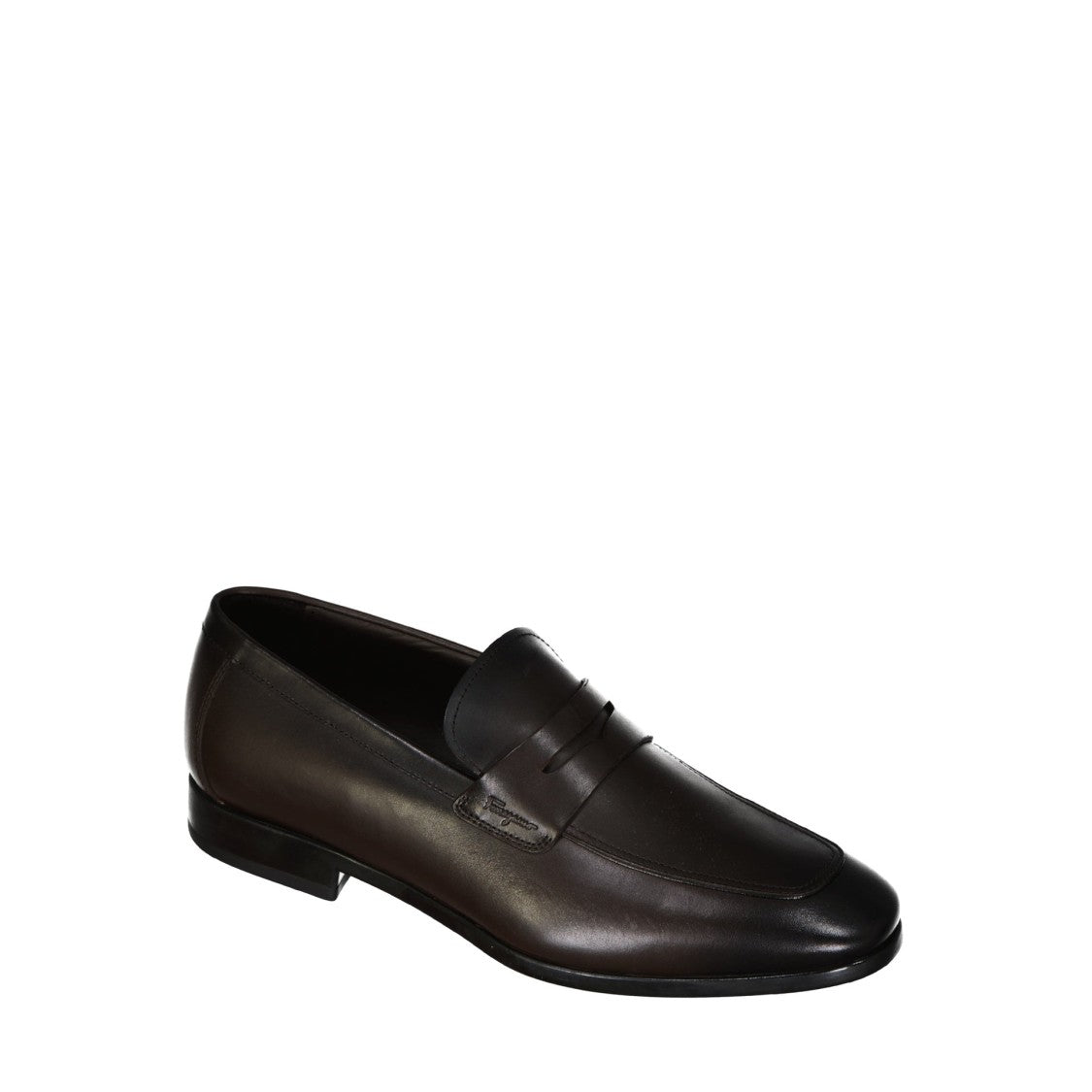 Salvatore Ferragamo Leather Loafers With Round Toe And Subtle Stitching